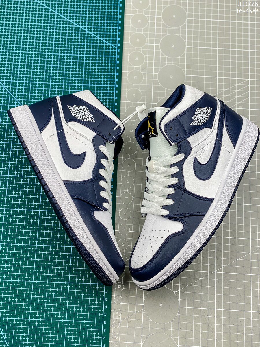 Jordan/Air Jordan [Real Mark] AJ1 aj1 Jordan 1 Generation Joe 1 Jordan 1 Generation Chinese Gang Series Air Jordan 1 Mid Item No.: 554724-113 Jordan 1 Chinese Gang Black and White Panda 36-459 - Image 15